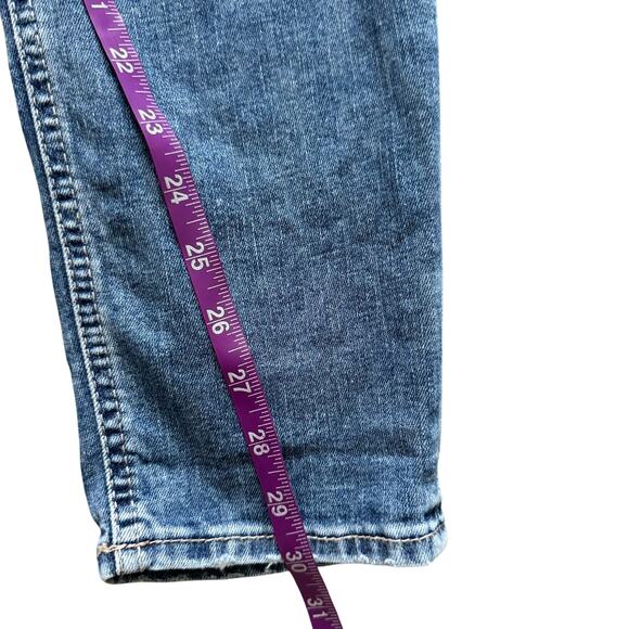 Silver Jeans Women’s Size 28 28x30 Blue Boyfriend ankle mid rise 1228 - Picture 10 of 12